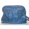 Image 1 : Designer Ivanka Trump Bright Blue & Gold Handbag Purse