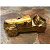Image 1 : Gilt Ceramic Race Car Trinket Jewel desk Accessory Box