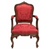 Image 2 : Matching Set of Louis XV Style Carved Back Arm Chairs, Fauteuils