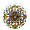 Image 1 : Victorian Tiffany Style Stained Glass Window Panel