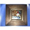 Image 2 : Mid Century Abstract Enamel on Metal Signed Painting