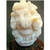 Image 2 : Handcarved Tagua Nut Ganesaha Hindu Elephant God Statue