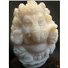 Image 4 : Handcarved Tagua Nut Ganesaha Hindu Elephant God Statue