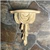Image 1 : Bone Colored Draped Composite Wall Shelf Bracket