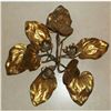 Image 2 : Vintage Wrought Iron Leaf Motif Centerpiece Candelabra