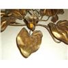 Image 6 : Vintage Wrought Iron Leaf Motif Centerpiece Candelabra