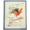 Image 1 : 1940 Chesterfield Cigarettes Cowgirl Ad