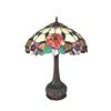 Image 2 : Tiffany-style Stained Glass Floral Table Lamp