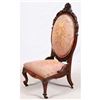 Image 2 : 19thc Hand Carved Rosewood Slipper Chair