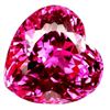 Image 2 : 30.2ct. Raspberry Pink Topaz Heart Shaped Gemstone