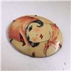 Image 2 : 1920's Art Deco Flapper Celluloid Brooch Pin