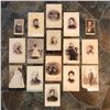 Image 1 : Grouping of 19th Century Cabinet Cards, Photos of Victorian Women, Men & Children