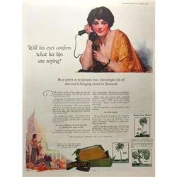 1925 Palmolive Soap Magazine Ad