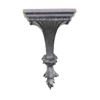 Image 1 : Black & Gilt Composite Acanthus Style Wall Shelf Bracket