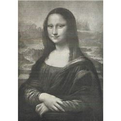 Vintage c.1920’s Half-tone Print, #278 Mona Lisa