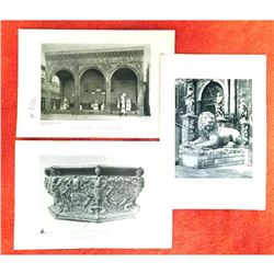 Vintage Grouping of 1920’s Half-tone Prints, Perry Pictures, Italian Architecture, Florence, Venice