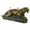 Image 1 : After Aldo Bartalietti, Patinated Plaster Tiger Sculpture