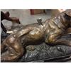 Image 2 : After Aldo Bartalietti, Patinated Plaster Tiger Sculpture