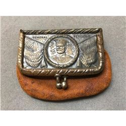 Scarce WWI General Pershing Insurance Premium Coin Purse