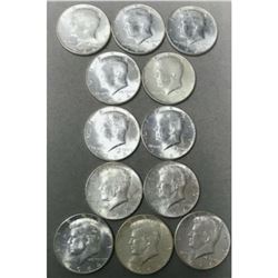 Group of 1964 Kennedy Half-Dollars