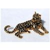 Image 1 : Swarovski Crystal Enameled Leopard Jewel Trinket Box