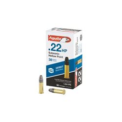 AGUILA 22LR SUB HV 38GR HP - 2500 Rds