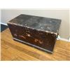 Image 1 : ANTIQUE TRUNK WITH INSIDE DRAWERS