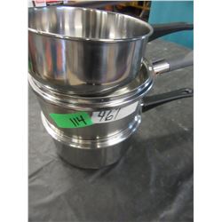5 PIECE STAINLESS STEEL SAUCE PAN SET