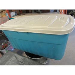 LARGE STORAGE TOTE WITH LID
