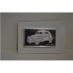 Franklin Mint Silver Bar 1949 Citroen