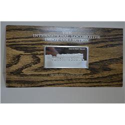 Franklin Mint Locomotive Collection Silver Bar