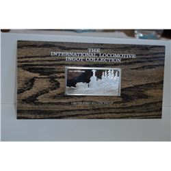 Franklin Mint Locomotive Collection Silver Bar
