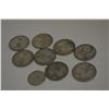 Image 4 : Silver Canadian Quarters and a Dime