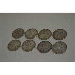 Silver Canadian Quarters