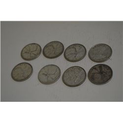Silver Canadian Quarters