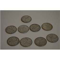 Silver Canadian Quarters