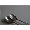 Image 3 : Two sterling silver spoons