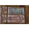 Image 3 : $2 and $5 Canadian bills