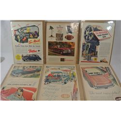 GM, Chevrolet, Pontiac and Olds ads from 1950's