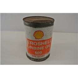 Shell Turbine Oil Can