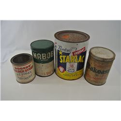 Miscellaneous Ingredients Tins