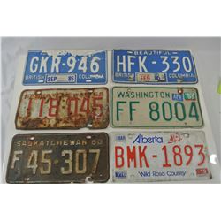 Vintage License Plates