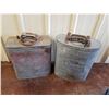 Image 1 : NO RESERVE ANTIQUE GAS CANS TWO SELLING AS ONE LOT