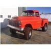 Image 1 : RESERVE LIFTED - 1956 CHEV C-10 4X4 SHORT BOX SIDE STEP FROM THE MARSHALL COLLECTION