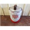 Image 1 : NO RESERVE VINTAGE TEXACO OIL GAS CAN 5 GALLON