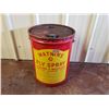 Image 1 : NO RESERVE WATKINS FLY SPRAY VINTAGE 5 GALLON BARREL