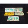 Image 1 : NO RESERVE SET OF 5  SASKATCHEWAN LICENSE PLATES