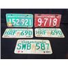 Image 1 : NO RESERVE SET OF 5 SASKATCHEWAN LICENSE PLATE