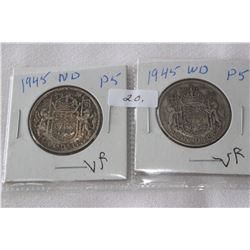 Canada Fifty Cent Coins (2)