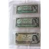 Image 1 : Canada One Dollar Bills (3)